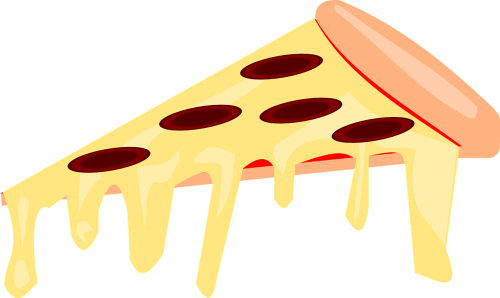 pizza slice cheesy
