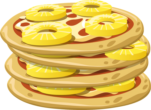 pizza pizza hawaii pineapple