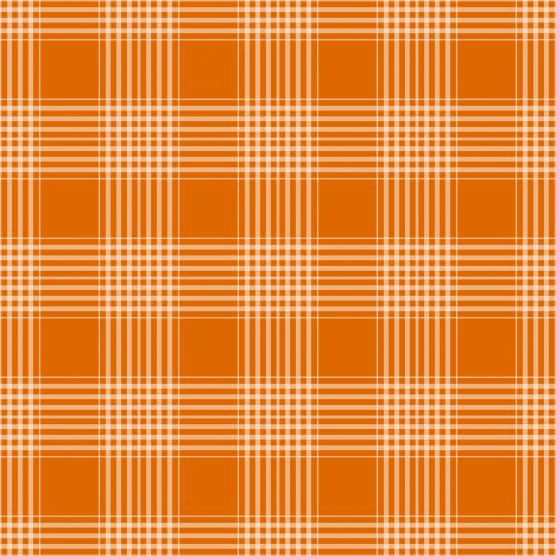 Plaid Checks Background Orange