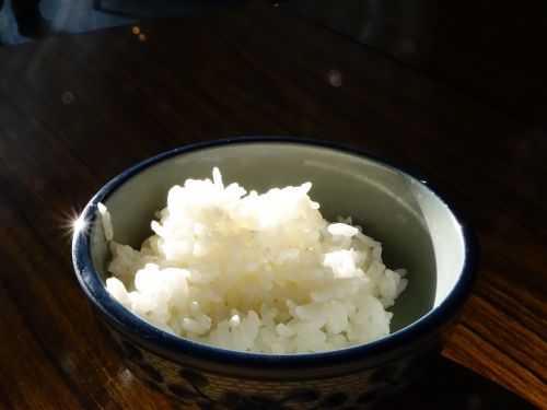 plain cooked rice food meter