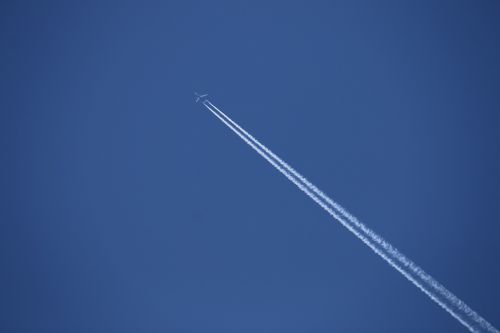 plane meteorology blue sky