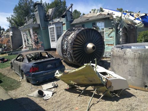 plane crash airplane