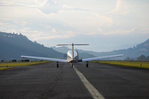 plane  landscape  aerodrome