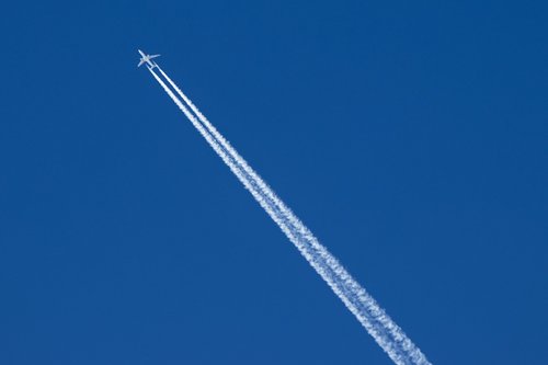 plane  blue sky  blue