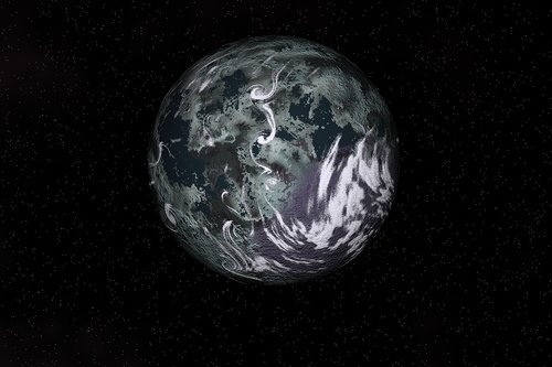 planet  the moon  space