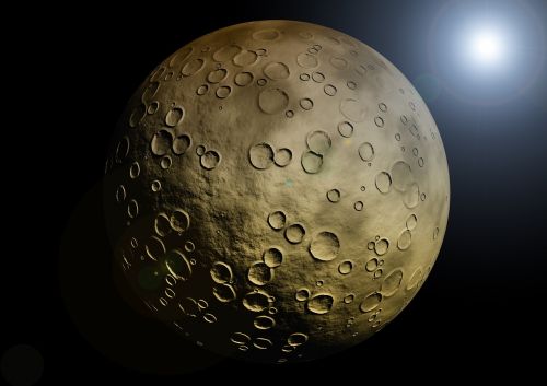 planet moon background