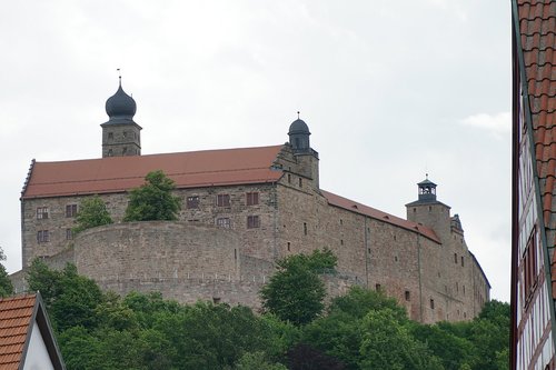 plassenburg castle  kulmbach  truss
