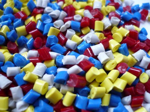 plastic polymer granules