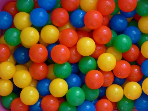 plastic balls balls colorful