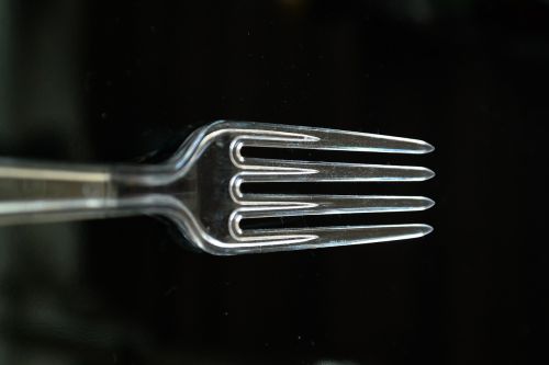 plastic fork fork plastic cutlery