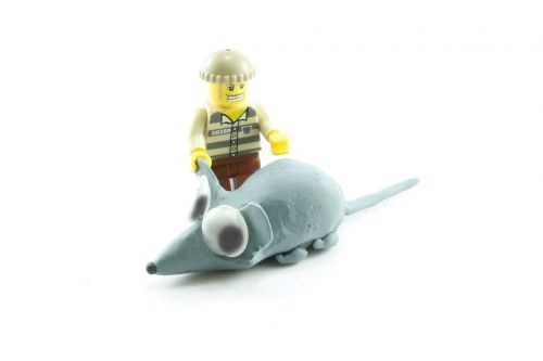 plasticine mouse lego