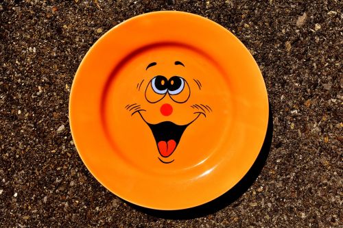 plate tableware smiley