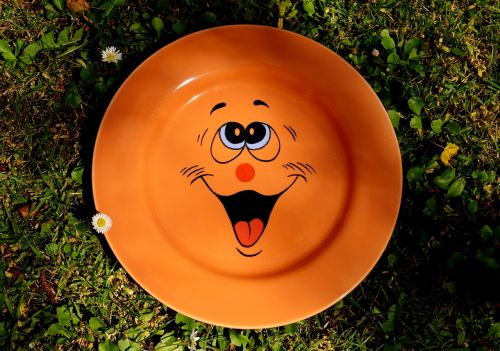 plate tableware smiley