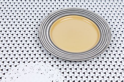 plate pattern round platter