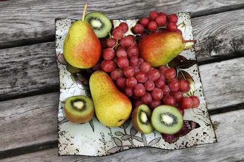 plate  fruit  tasty