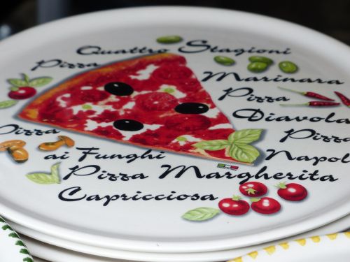 plate pizza plate italian