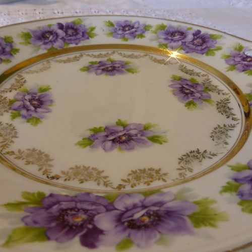 plate porcelain old plate