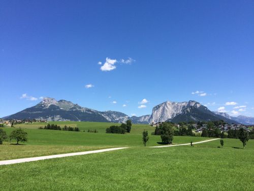 plateau mountain landscape austria