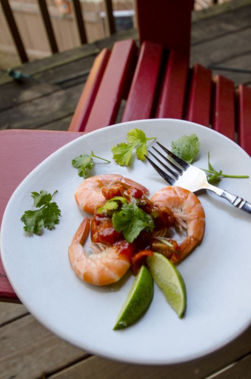 Plated Shrimp