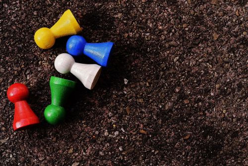 play stone colorful figures