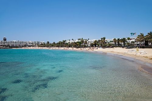 playa de las cucharas lanzarote canary islands