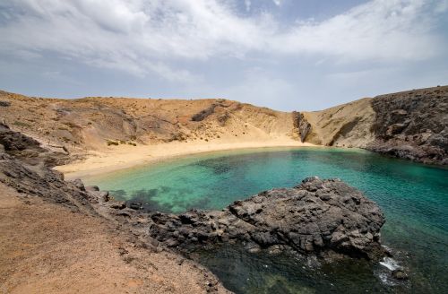 playa del papagayo lanzarote canary islands