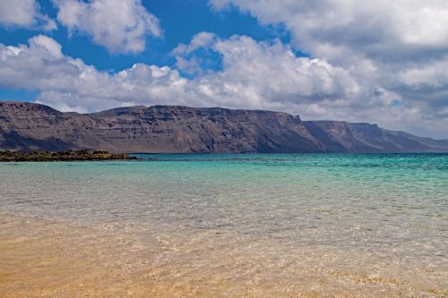 playa francesca la graciosa canary islands