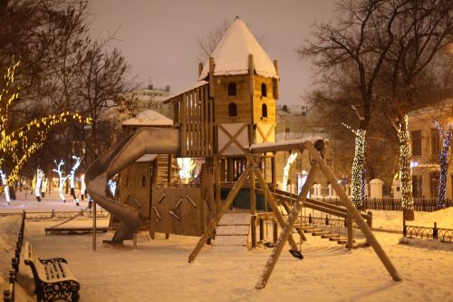 playground park winter