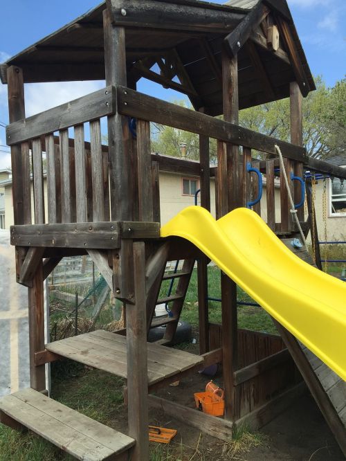 playground summer slide