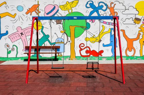 playground swing kindergarten