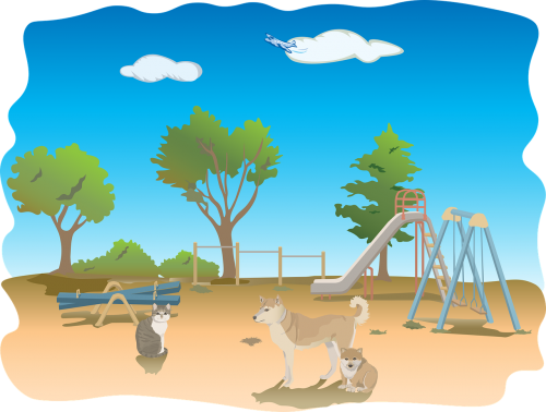 playground animals dog