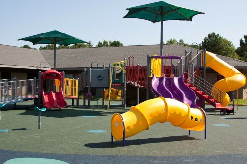 playground swing slide