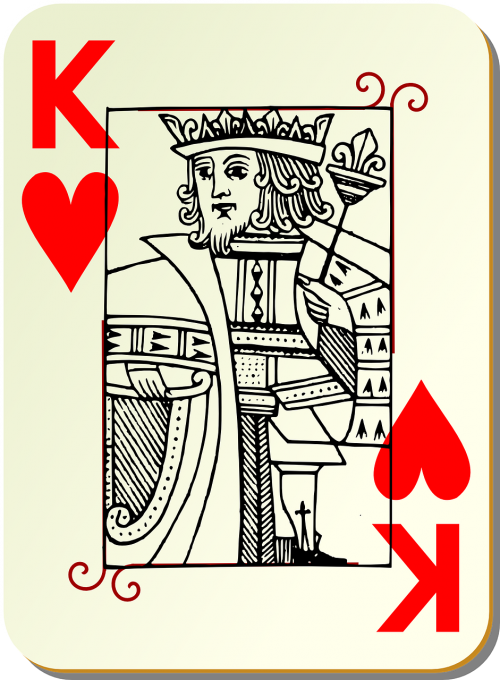 playing card king card deck