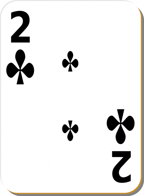 playing card cards clubs