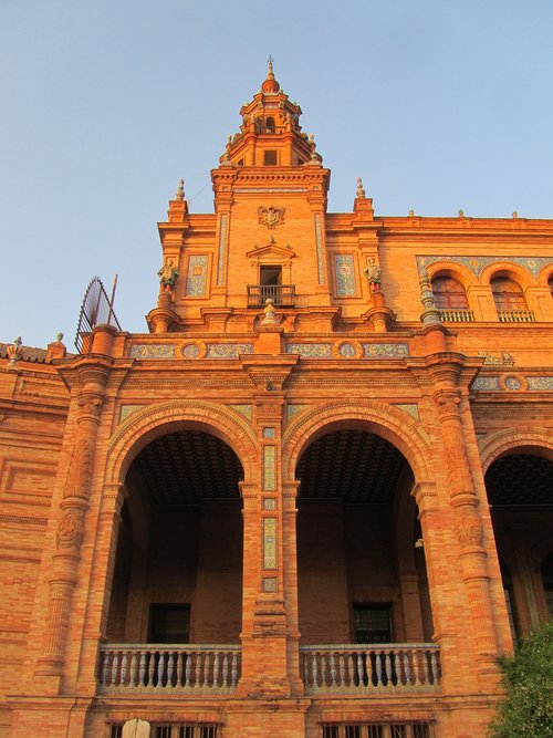 plaza de espana  spain  sevilla