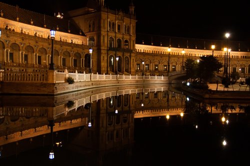 plaza españa  seville  monument