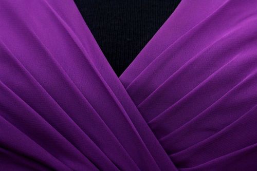 pleated bodice violet