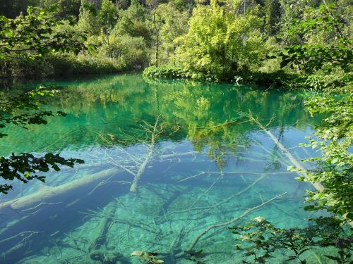 plitvice lakes nature lake