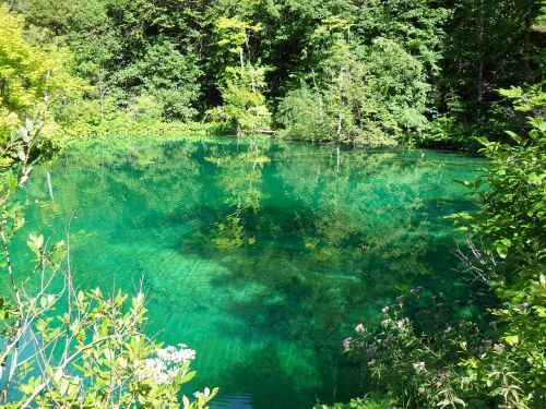 plitvice lakes nature lake