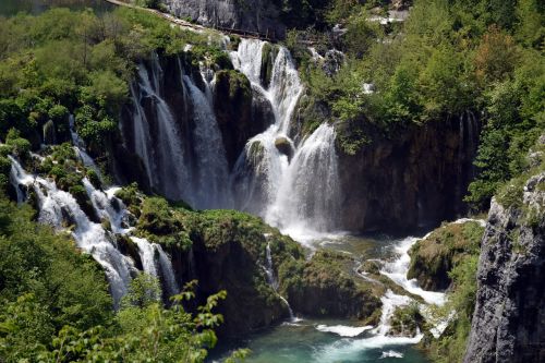 plitvice national park waterfall water