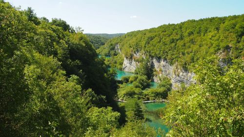 plivicer lakes croatia forest