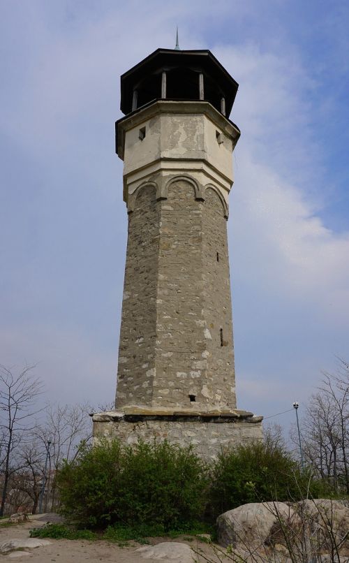 plovdiv medieval clock tower tower