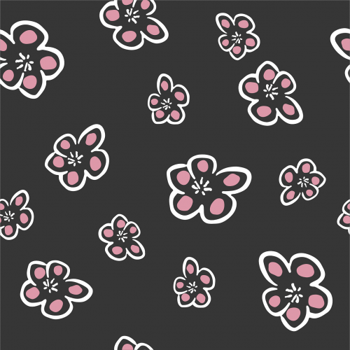 plum seamless pattern