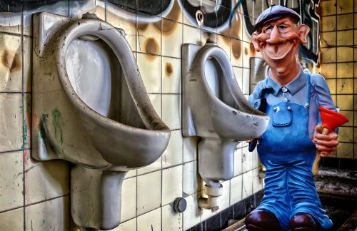 plumber toilet work