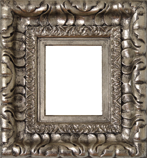 png silver frame silver