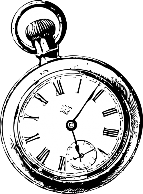 pocket clock watch