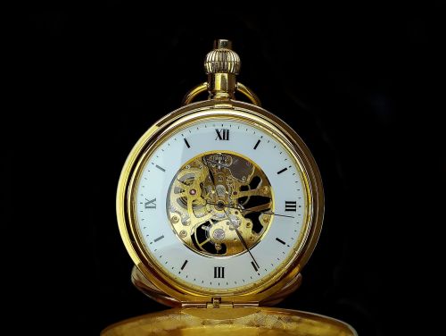 pocket watch time clock