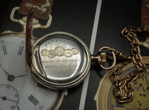 pocket watch  dust cover  clock