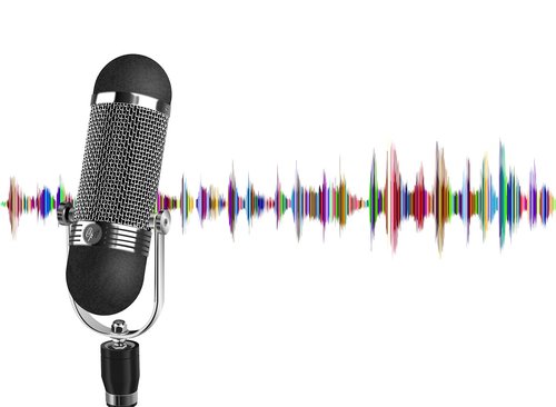 podcast  microphone  wave