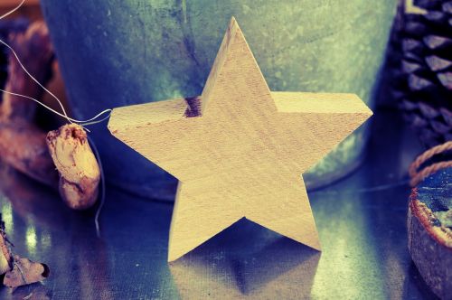 poinsettia star wood star